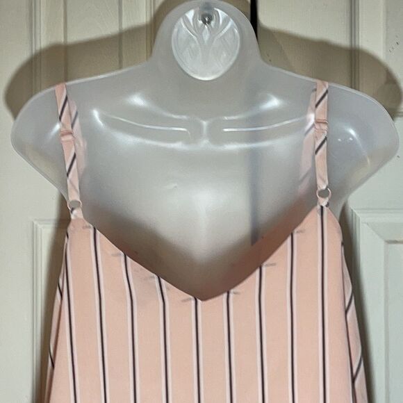 Torrid Blush Pink Layered Striped Cami Tank 1/1X - Picture 12 of 15